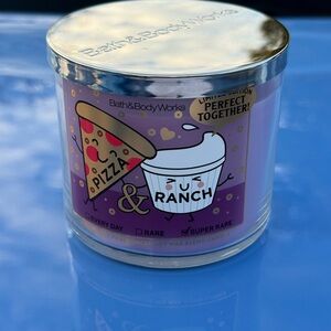 Bath & Body Works Pizza & Ranch Limited Edition 3-Wick Scented Candle NWT